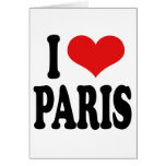 I Love Paris Card I Love Paris Card
