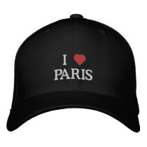I Love Paris Baseball Cap