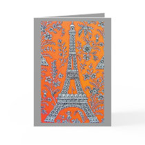 I LOVE PARIS grey Card