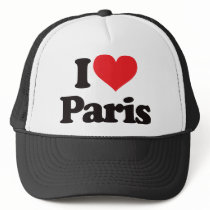 I Love Paris Mesh Hats