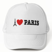 I Love Paris Mesh Hat