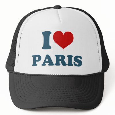 I Love Paris Hats