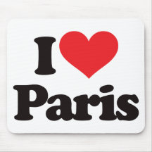 I Love Paris Mouse Mat