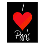 I Love Paris postcards