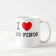 I Love Paso Finos (Horses) Coffee Mugs