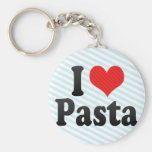 I Love Pasta Key Chain