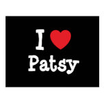 I love Patsy heart T-Shirt Postcard