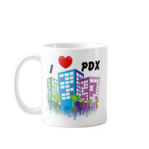 I Love PDX Coffee Mug by PDXGuy I Love PDX Coffee Mug