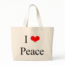 I Love Peace bags