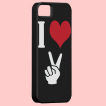 I Love Peace casemate cases