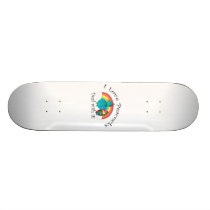 I love peacocks deal with it skate board deck