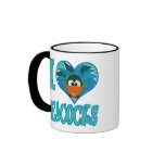 I Love peacocks Coffee Mug