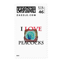 I Love Peacocks postage by tshirtshirts I Love Peacocks postage