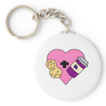 I love Peanut Butter and Jelly Key Chains