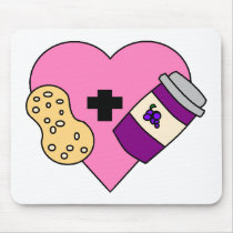 I love Peanut Butter and Jelly mousepads by psimawesome I love Peanut Butter and Jelly mousepads