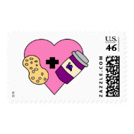 I love Peanut Butter and Jelly stamp