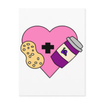 I love Peanut Butter and Jelly Post Cards