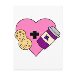 I love Peanut Butter and Jelly Post Cards