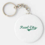 I Love Pearl City Hawaii Key Chain