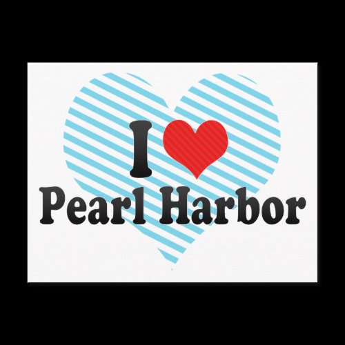 I Love Pearl Harbor Postcard
