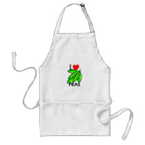 I Love Peas aprons
