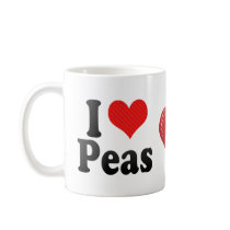 I Love Peas Mugs