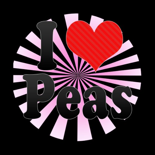 I Love Peas T-shirt