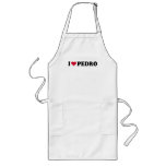 I LOVE PEDRO aprons