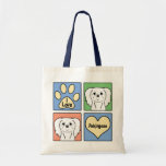 I Love Pekingese Bags