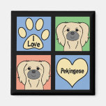 I Love Pekingese Refrigerator Magnet
