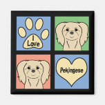 I Love Pekingese Refrigerator Magnet