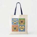 I Love Pekingese Tote Bag