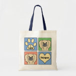 I Love Pekingese Tote Bag
