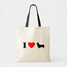 I Love Pembroke Welsh Corgis Bag