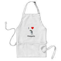 I love penguins Apron by towalj I love penguins Apron