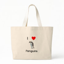 I love penguins Bag by towalj I love penguins Bag