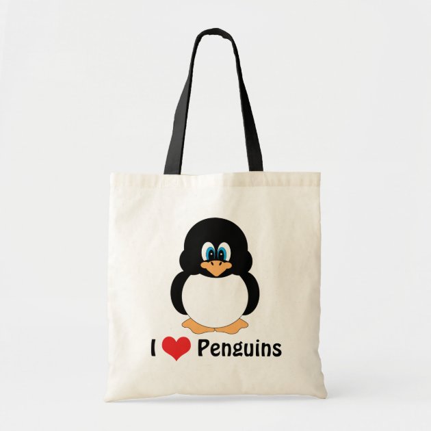 I Love Penguins Bag