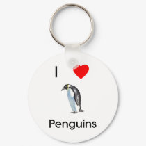 I love penguins Keychain by towalj I love penguins Keychain