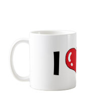 I Love Penguins Coffee Mugs
