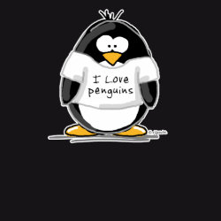 I Love Penguins Penguin shirt
