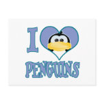 I Love penguins Post Cards