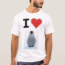 I Love Penguins t-shirts by Ticadrius I Love Penguins t-shirts