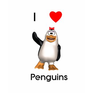 I Love Penguins shirt