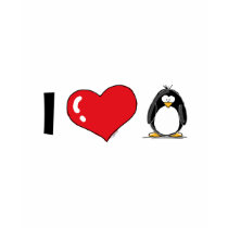 I Love Penguins t-shirts by penguinality I Love Penguins t-shirts