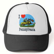 I Love Pennsylvania Country Taxi hats