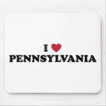 I Love Pennsylvania Mousepads