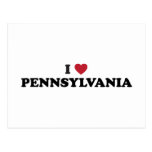 I Love Pennsylvania Post Card