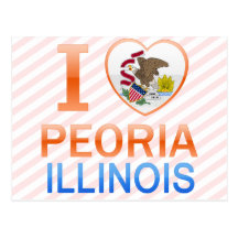 I Love Peoria, IL Post Cards