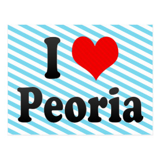 peoria postcard states united postcards