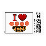 I love pepperoni pizza. stamps